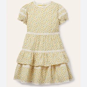 Mini Boden Floral Lace Ditsy Dress Cute Floral size 6-7